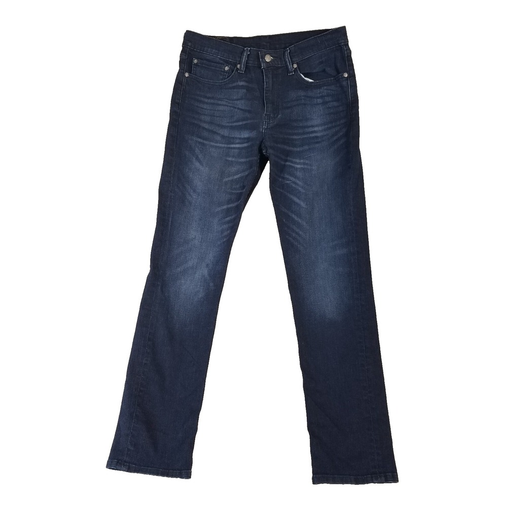 Levi's 511 jeans men's 34x 32 skinny‎ straight blue stretch denim pants retro